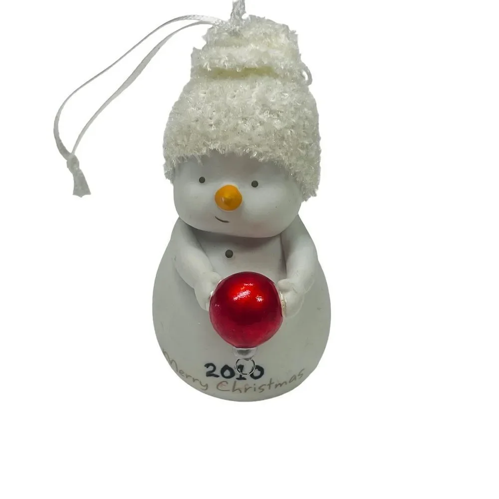 Set of 5 Vintage Christmas Ornaments - Precious Moments, Department 56